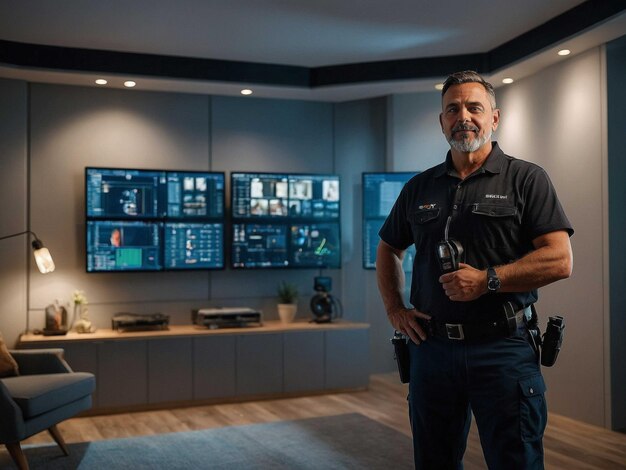 man-stands-front-wall-with-sign-that-says-police_975681-332219